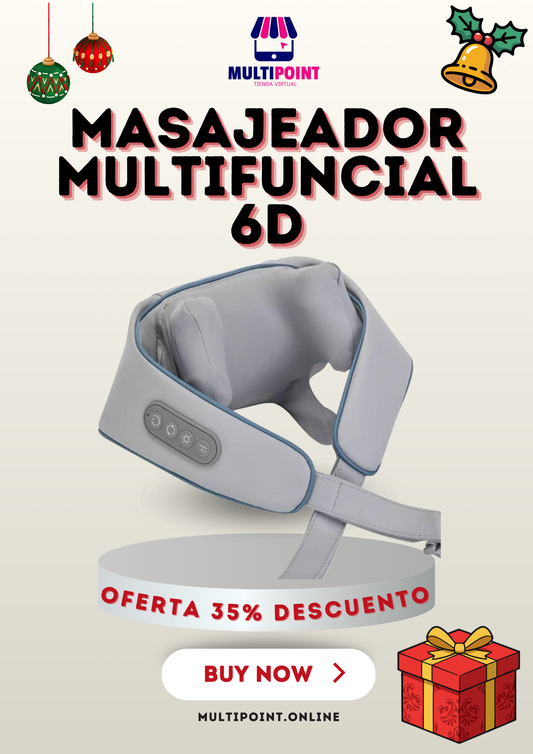 Masajeador multifuncional Premium Antiestrés – Súper Regalo 🎁